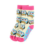 Lazy One Owl Yours Girl Infant Socks: