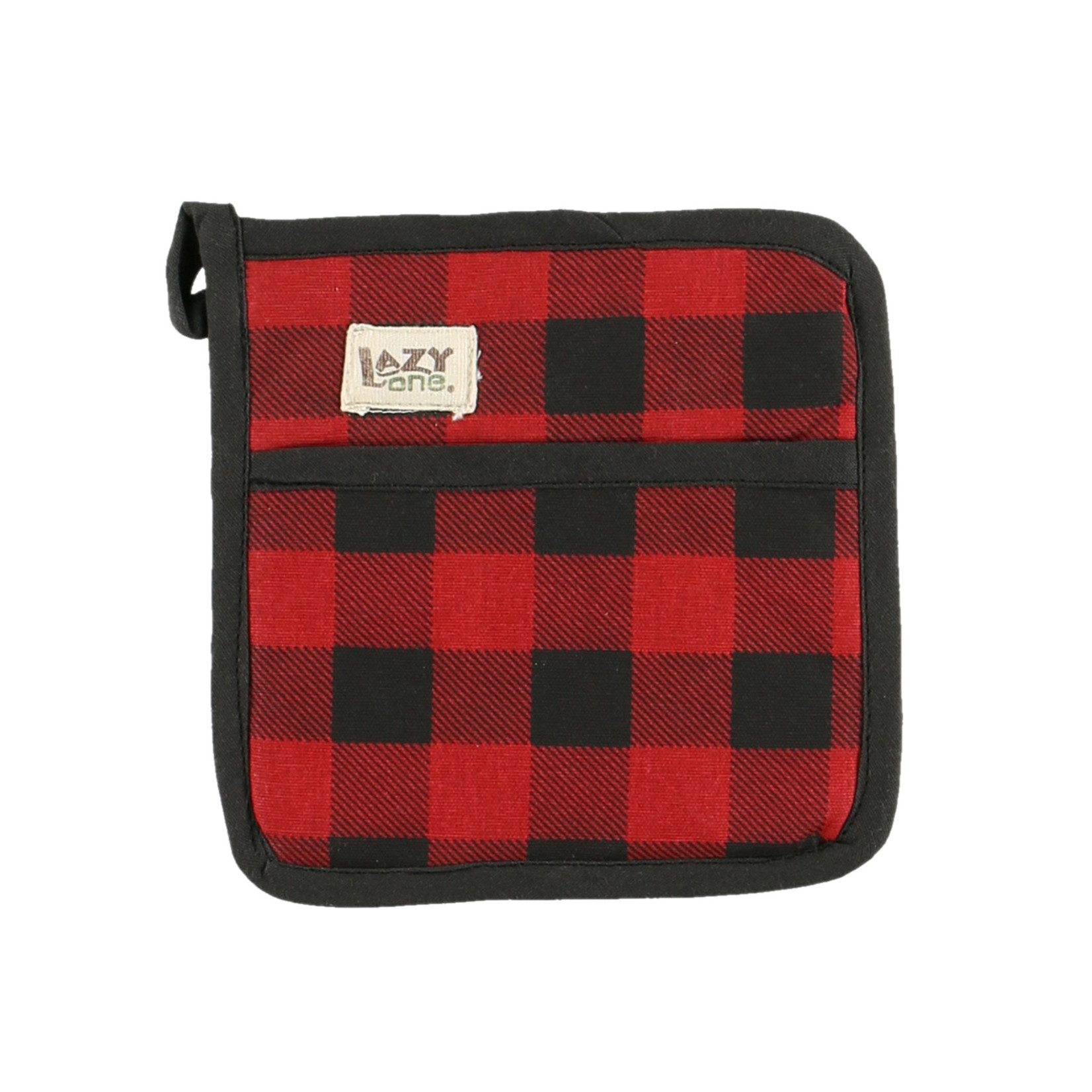 Lazy One Red Plaid Pot Holder