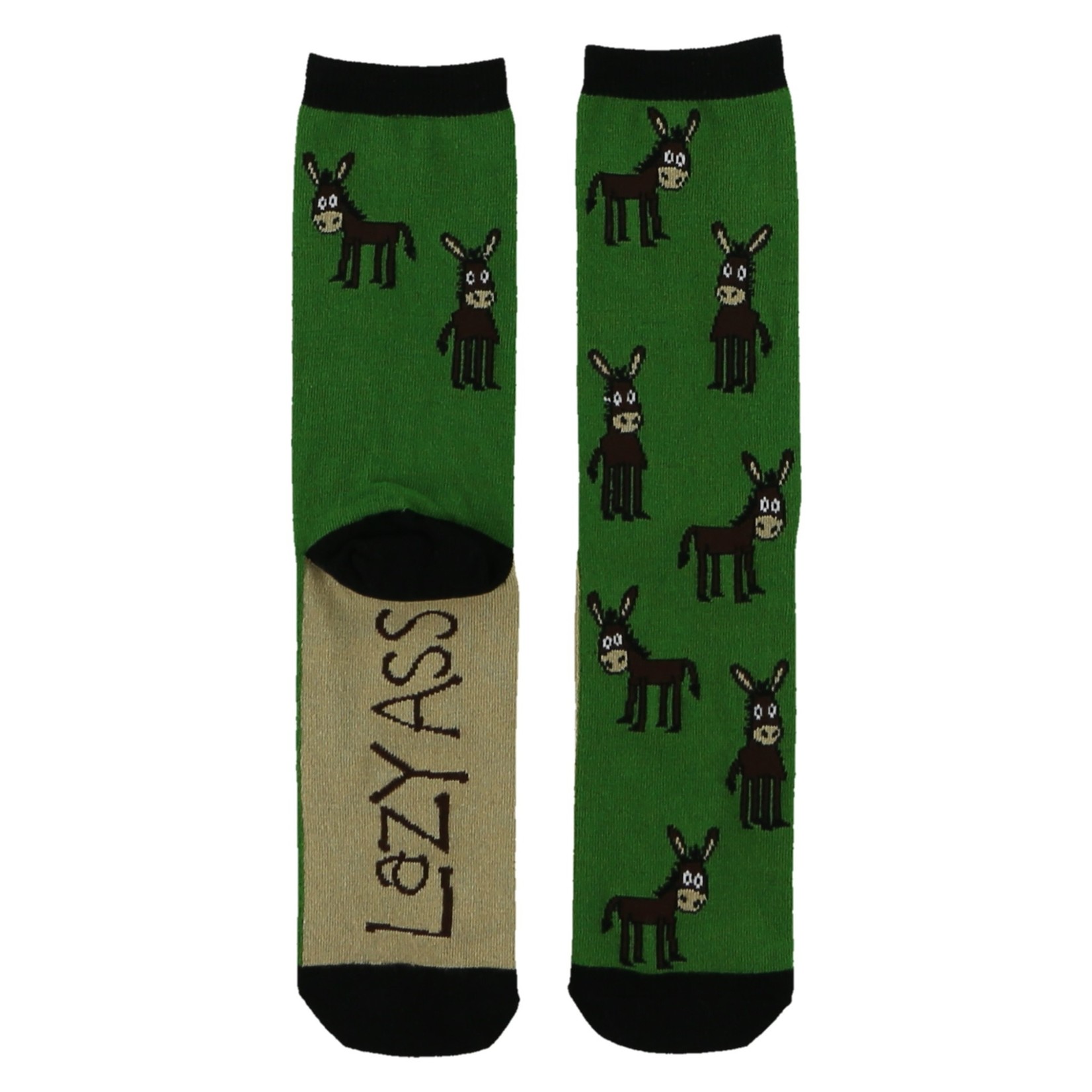 Lazy One Lazy Ass Donkey Crew Sock