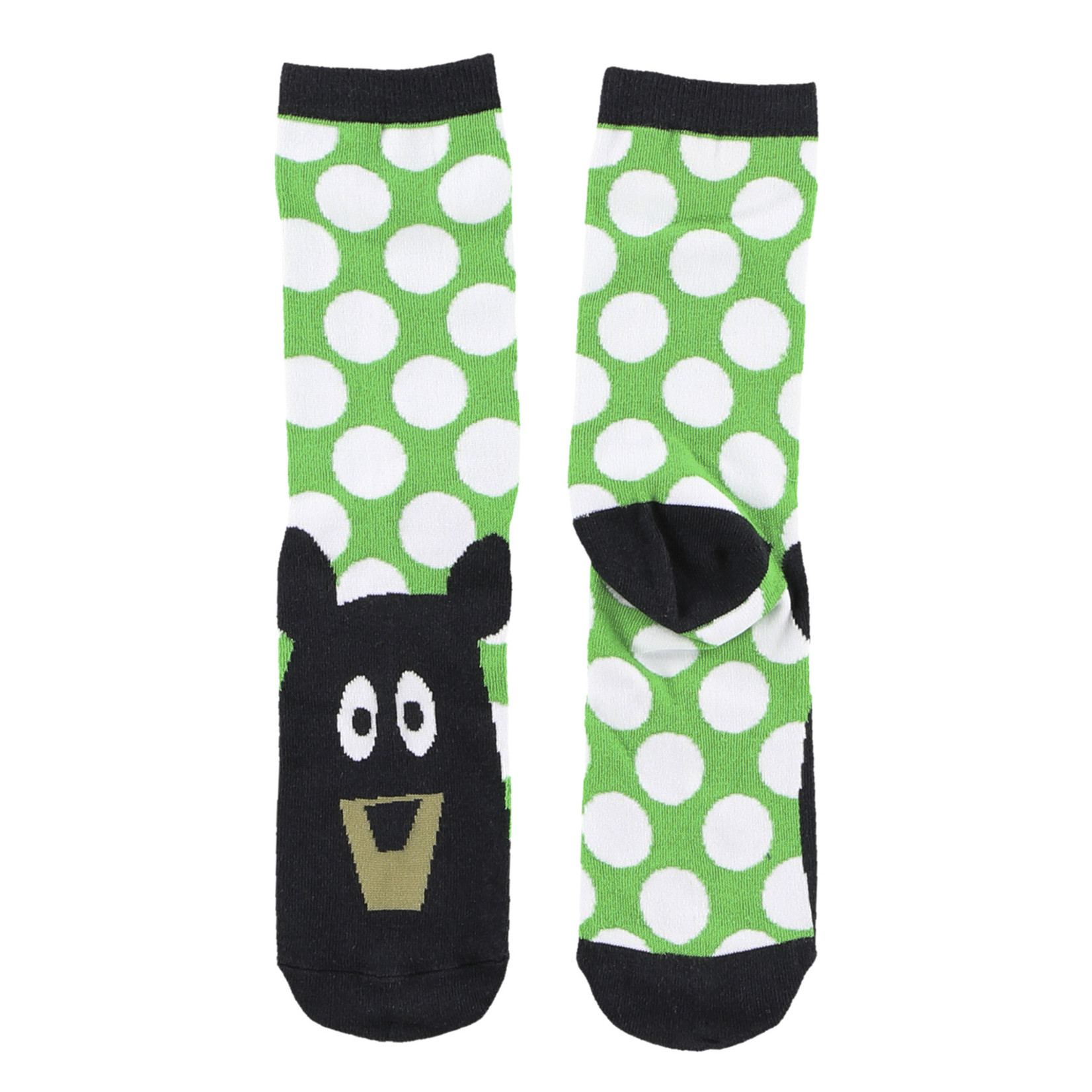 Lazy One Beary Tired Crew Sock