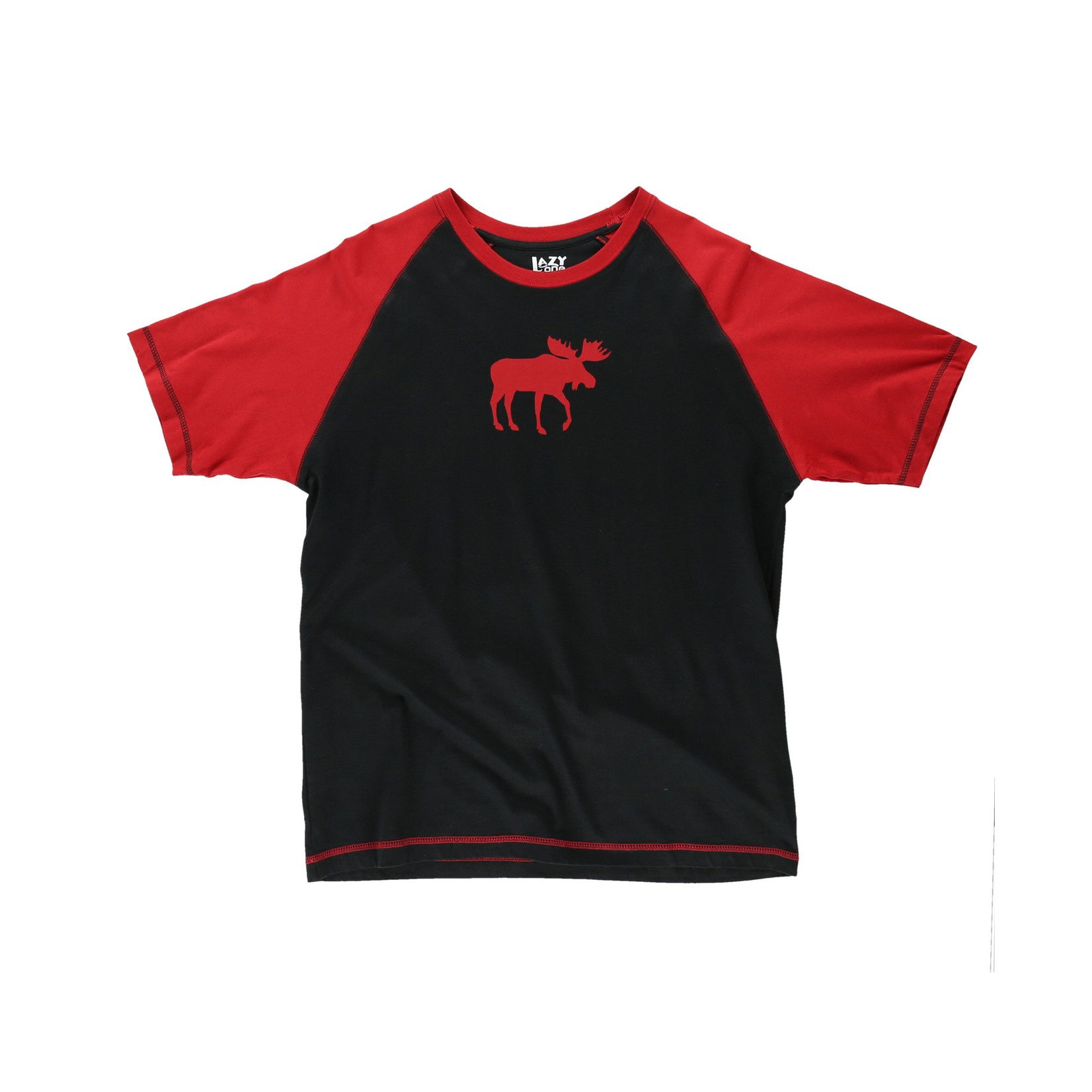 Lazy One Red Classic Moose PJ Tee