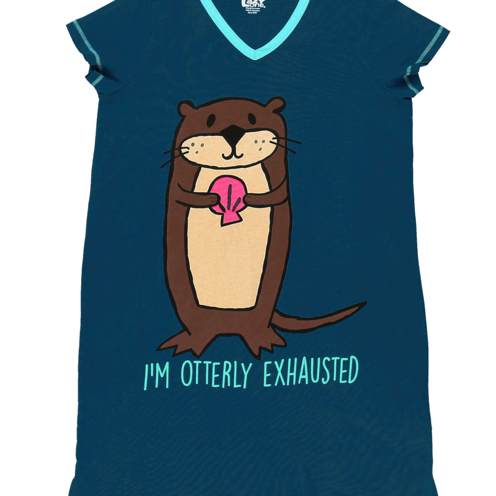 Lazy One Otterly Exhausted Nightshirt