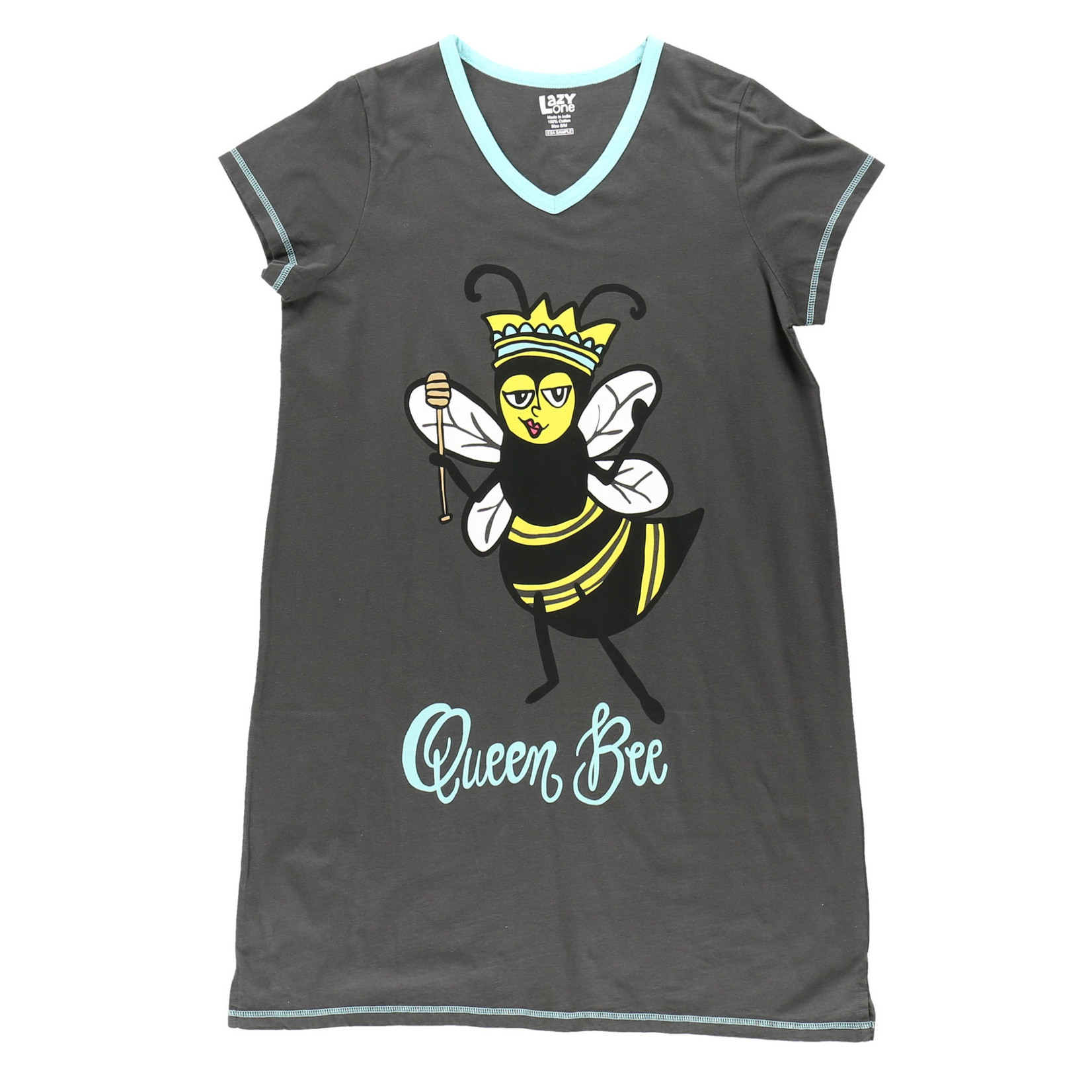 Lazy One Queen Bee  V-neck Nightshirt