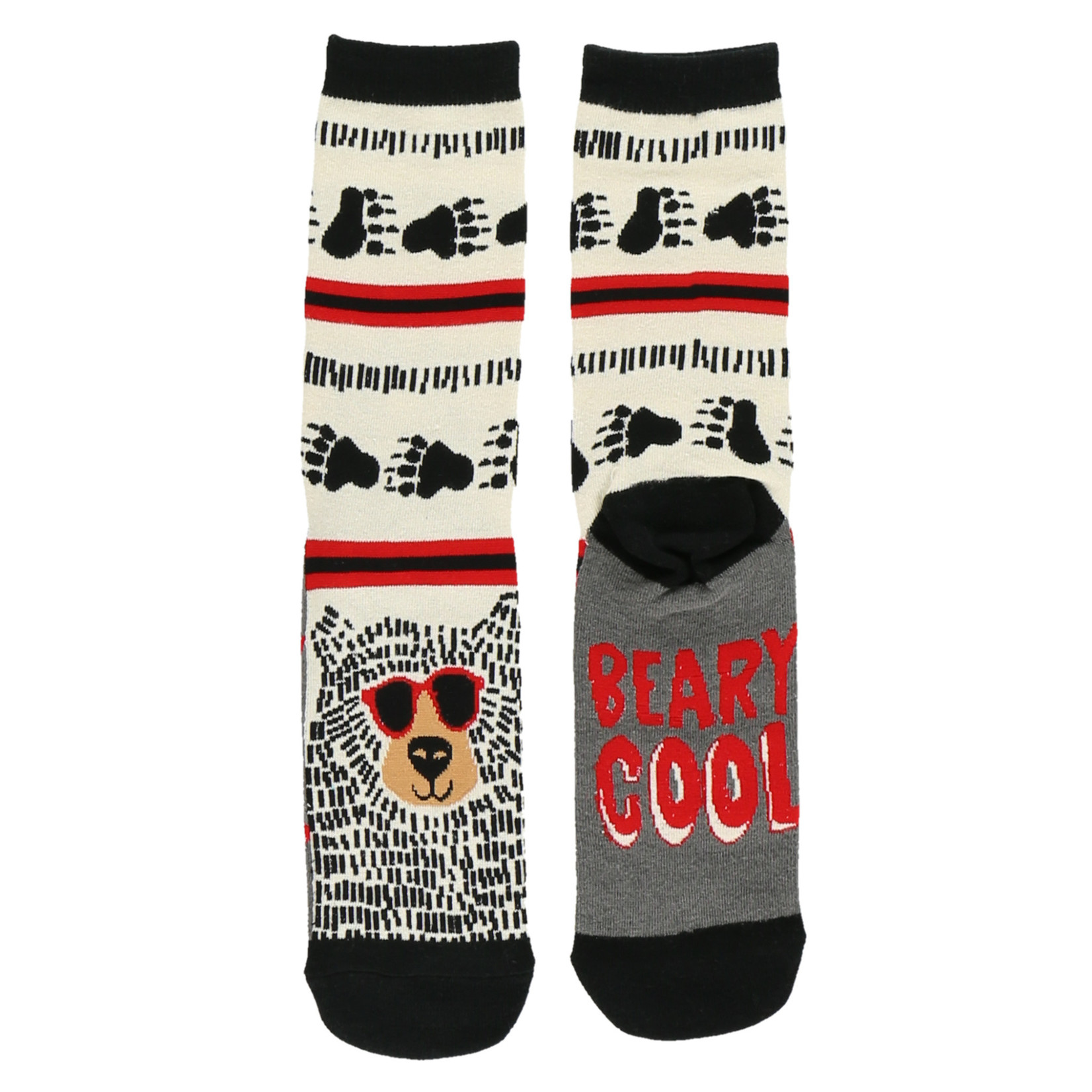 Lazy One Beary Cool Crew Sock