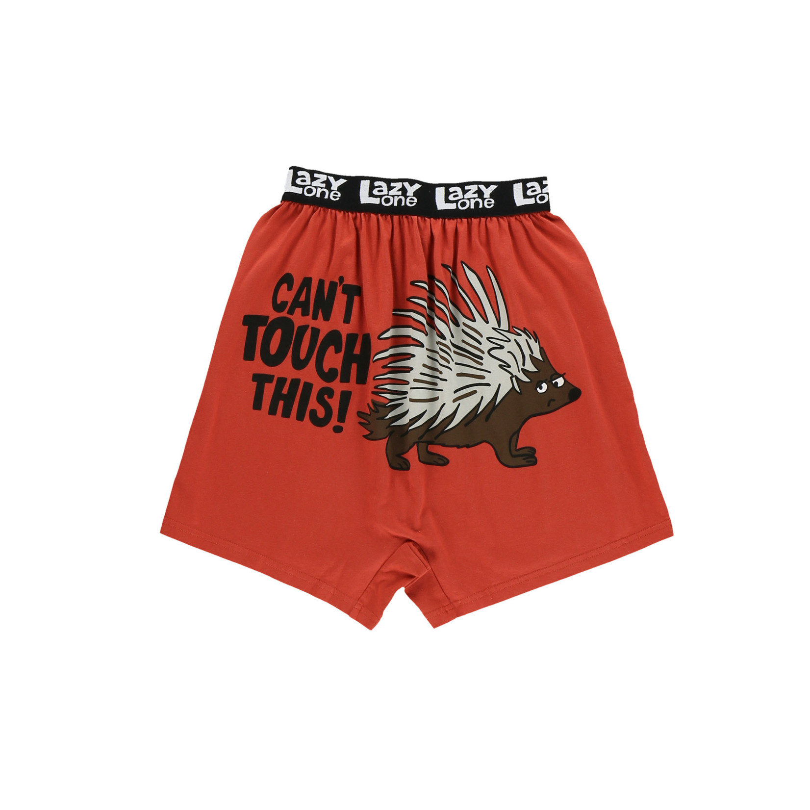 Lazy One Can't Touch This Men's Funny Porcupine Boxer