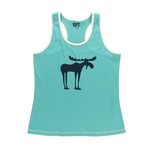 Lazy One ^ Funky Moose Blue PJ Tank