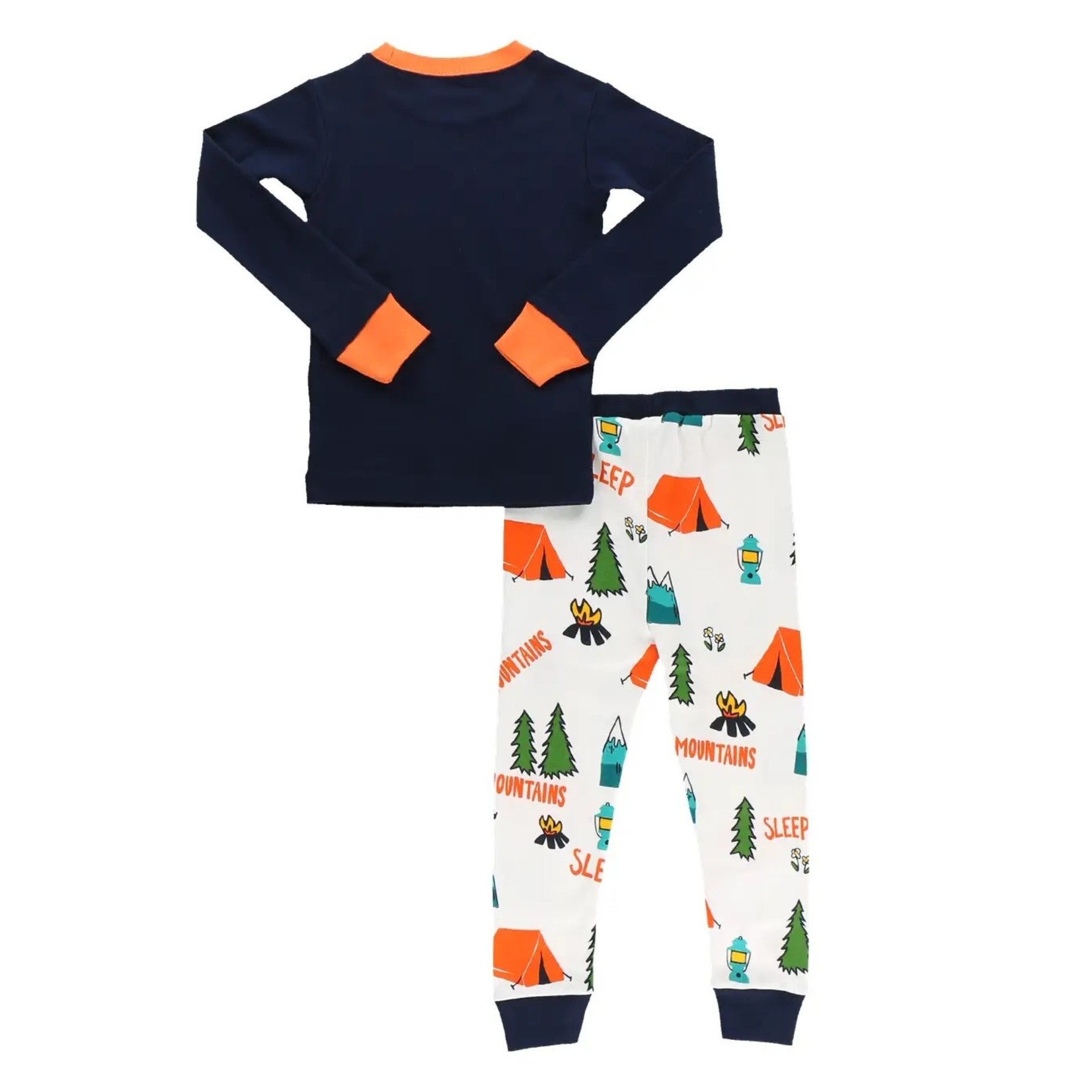 Lazy One Sleep Better in The Mountains Kid's Long Sleeve PJ's