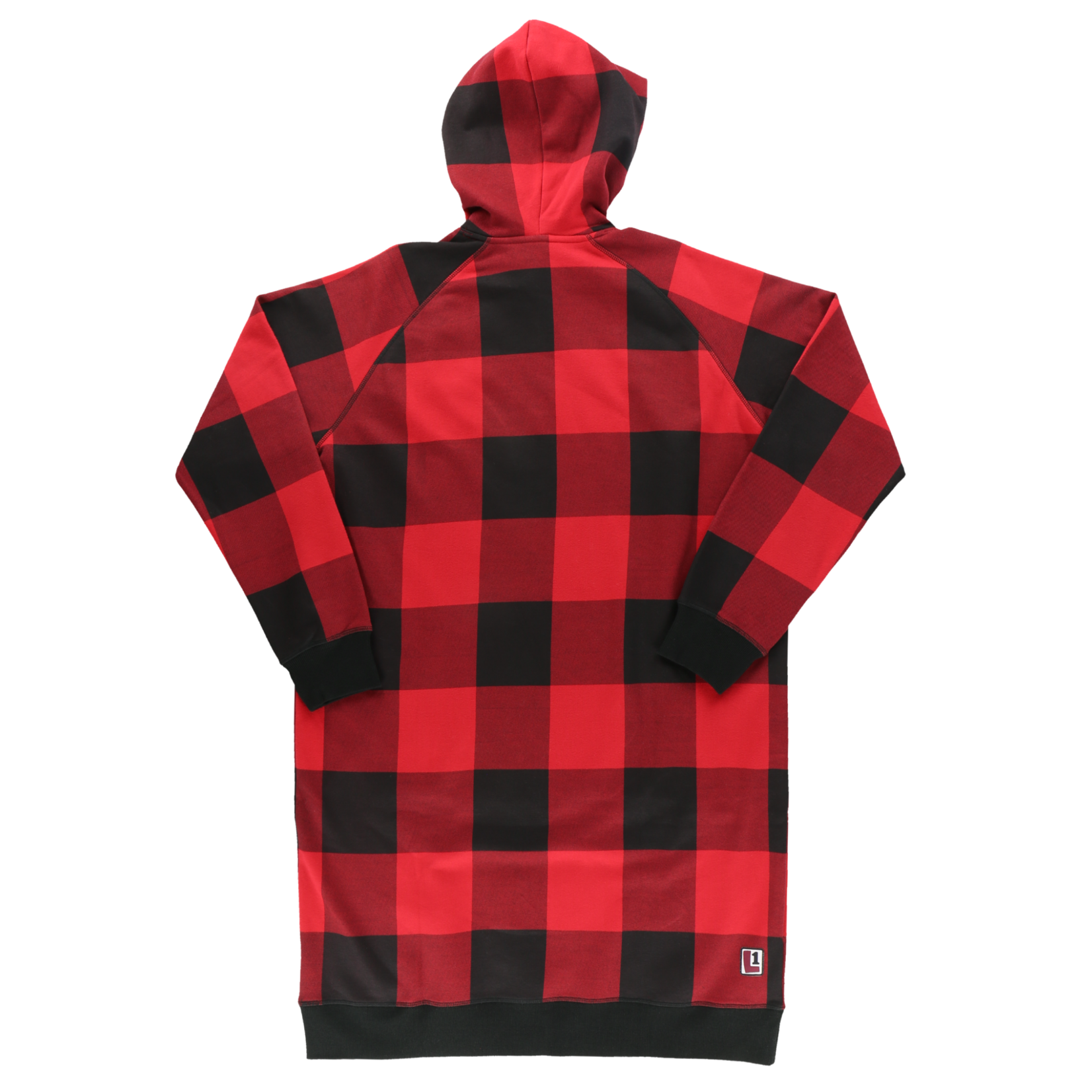 Lazy One Red Plaid Sleep Hoodie