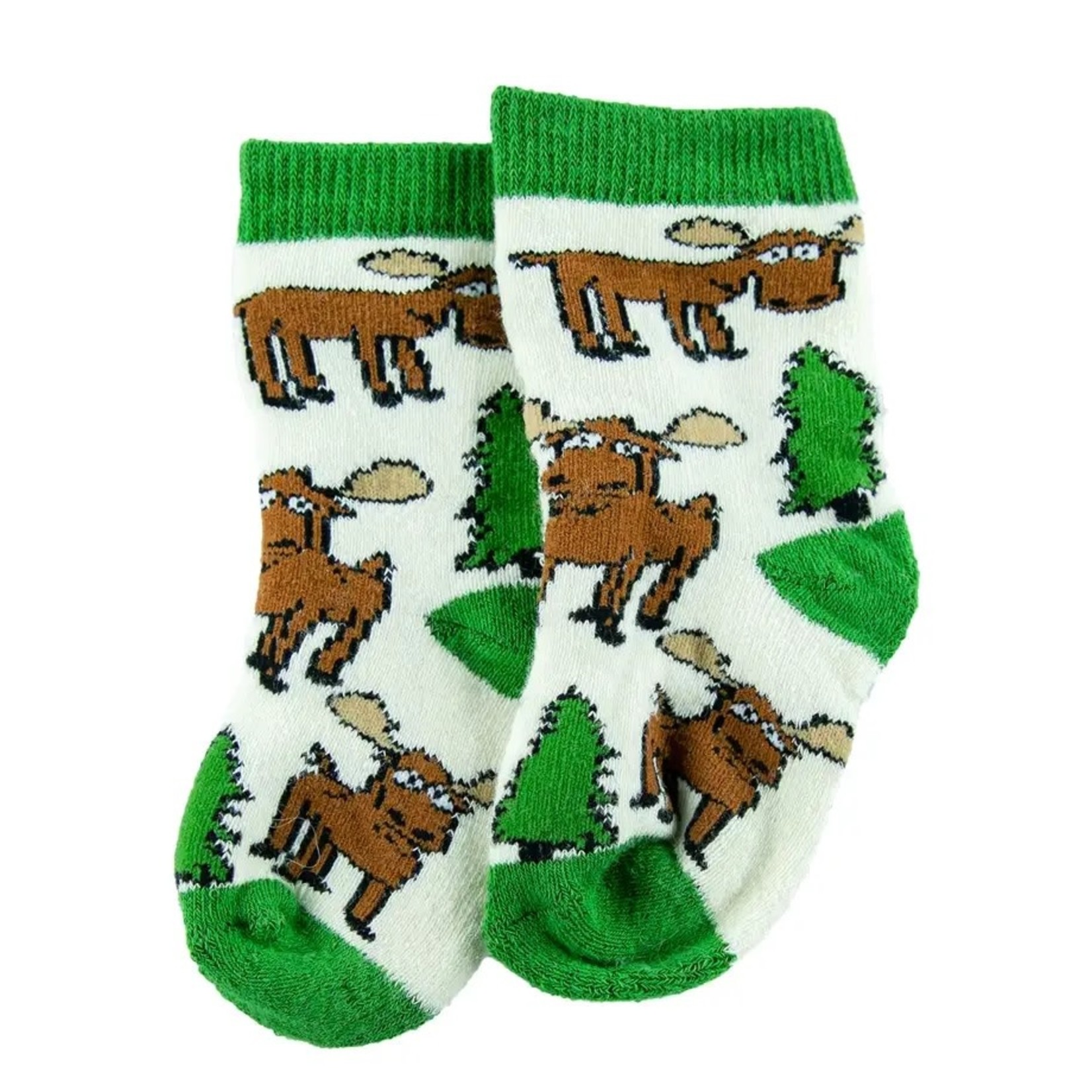 Lazy One Moose Hug Infant Socks: