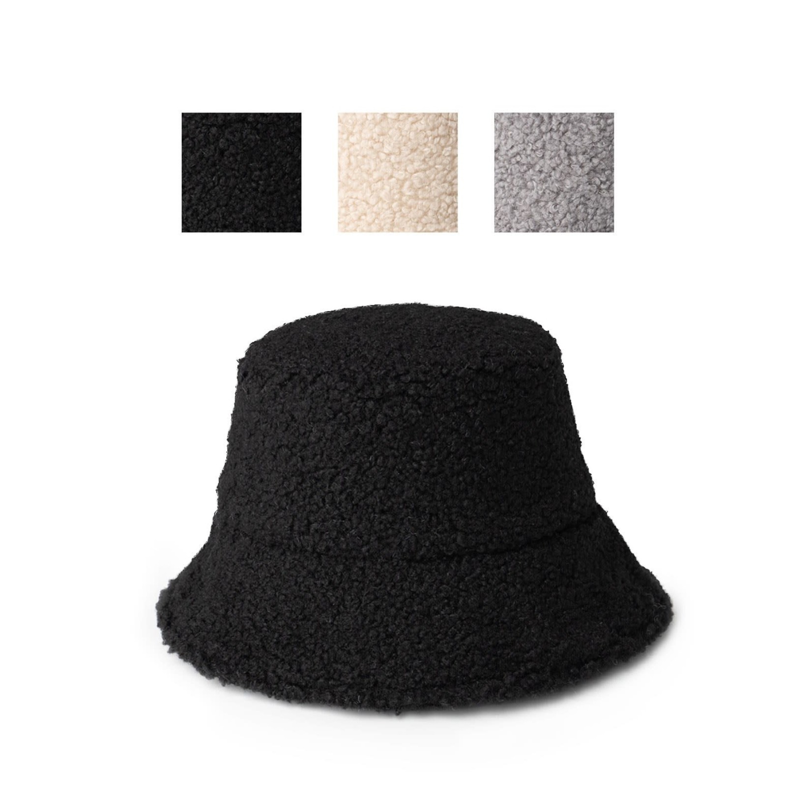 Britt's Knits Britt's Knits: Reversible Sherpa Bucket Hat:
