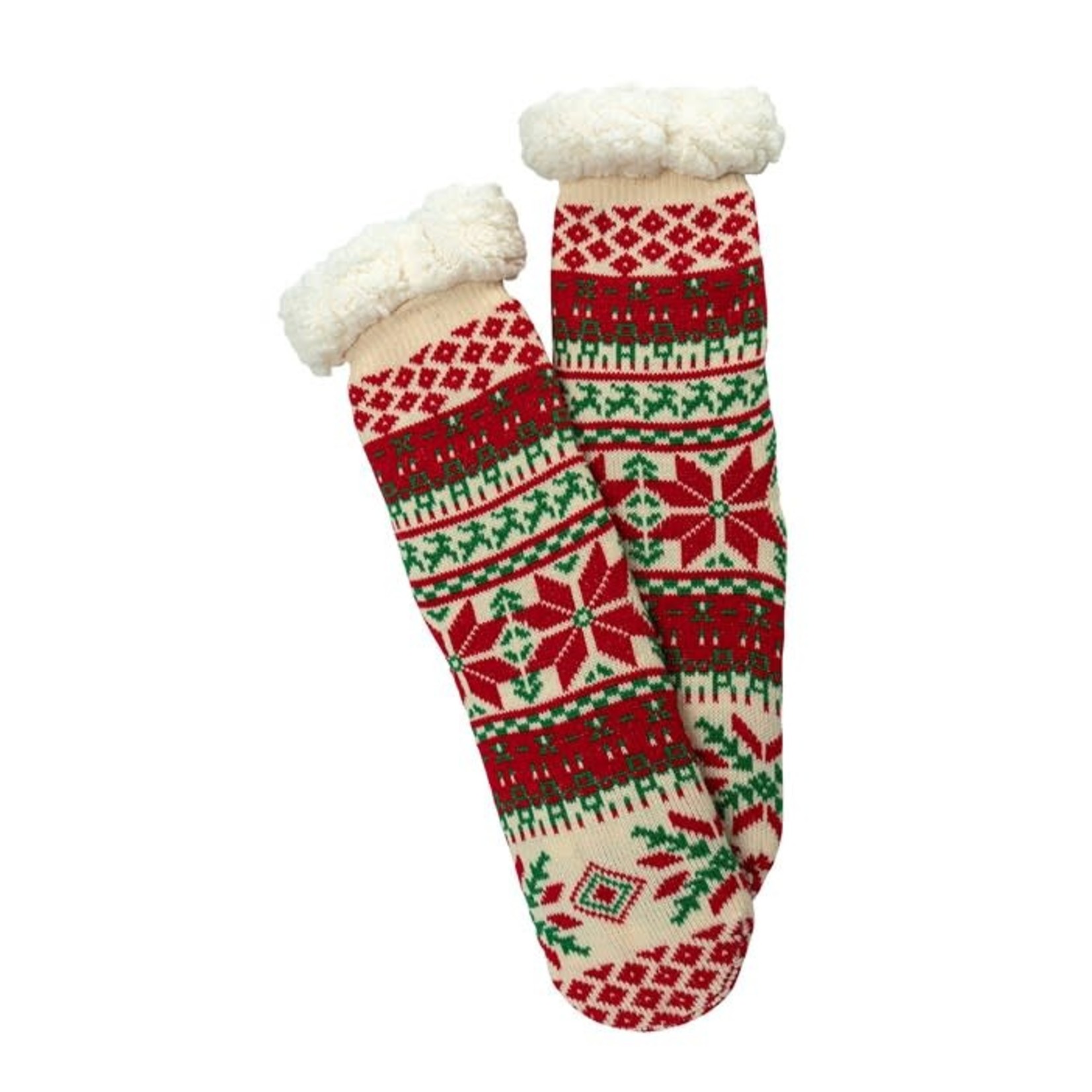 Two Left Feet Mistletoes Slipper Socks: