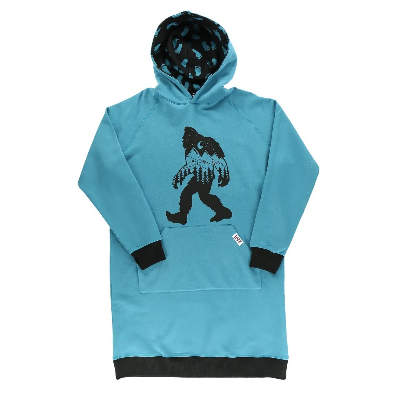 Lazy One Bigfoot Scene Sleep Hoodie