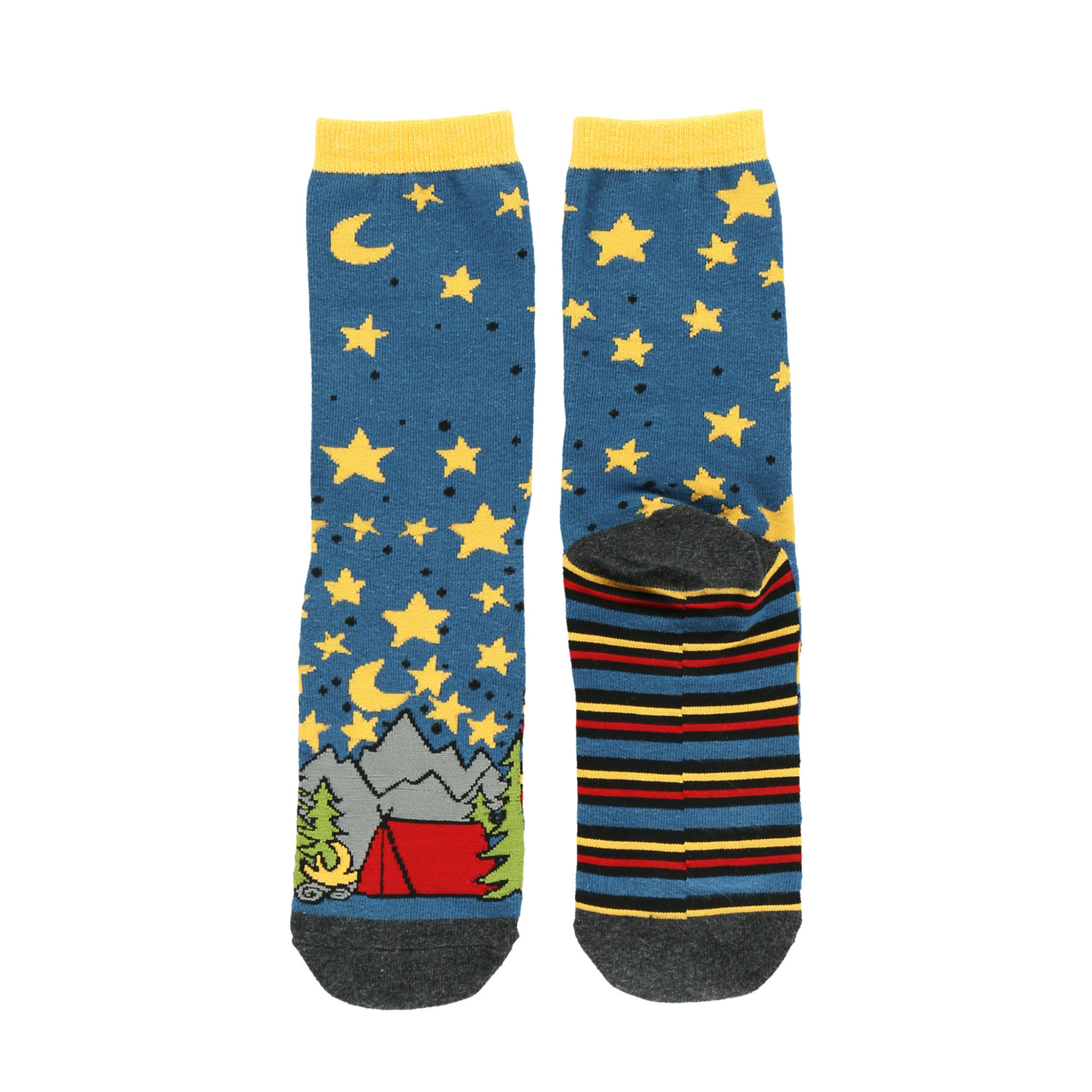 Lazy One Dream Under the Stars Camping Crew Sock