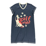 Lazy One Ruff Night V-neck Nightshirt: