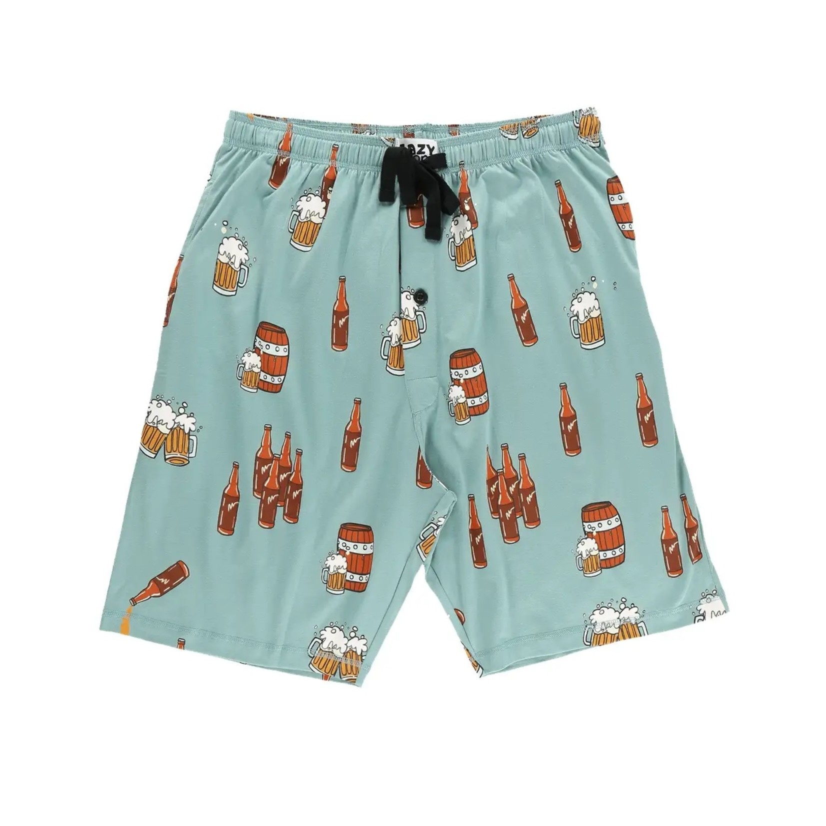Lazy One Beery Tired PJ Shorts