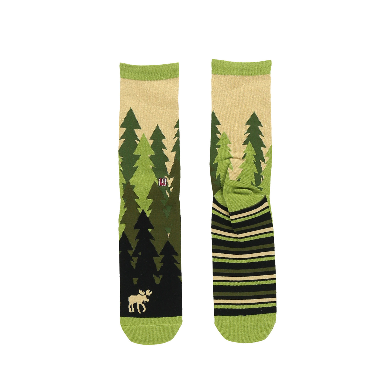 Lazy One Forest Crew Sock: