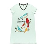 Lazy One Tweet Dreams  V-neck  Nightshirt