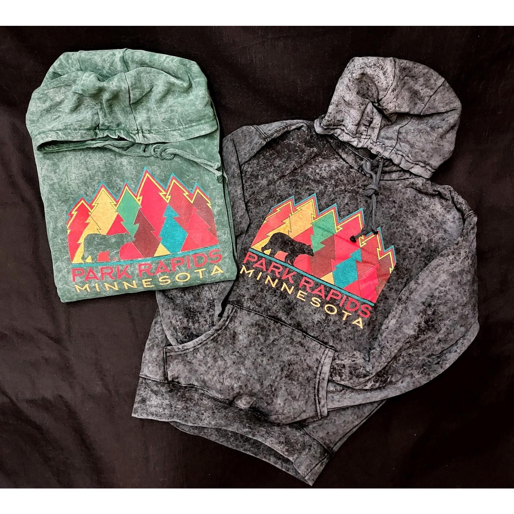 Blue 84 Blue 84 Mineral Wash Hoodie "Park Rapids MN":