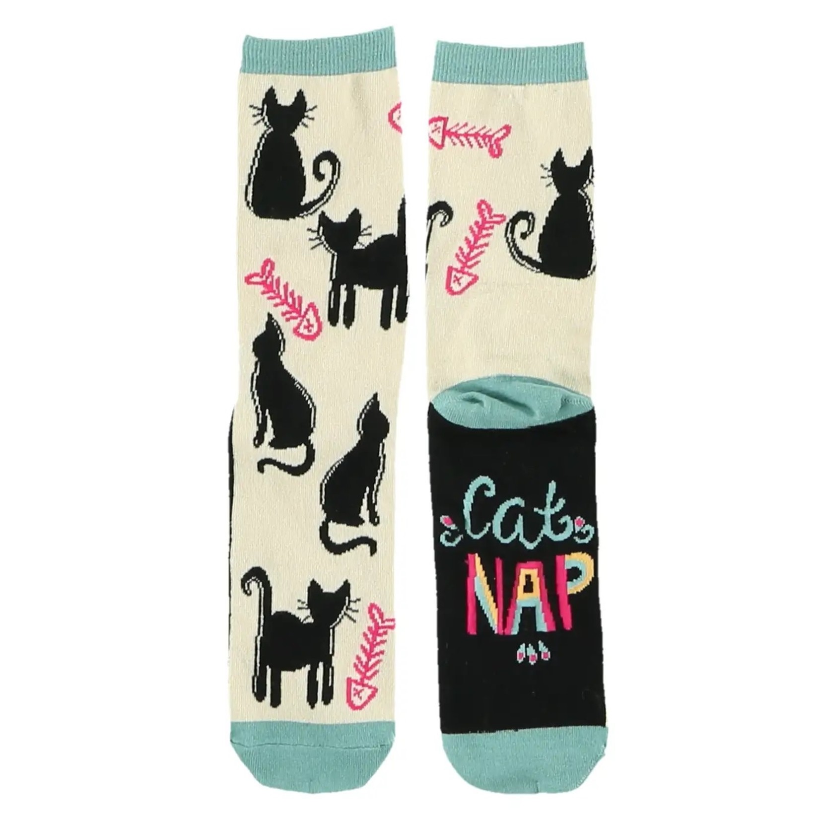 Lazy One Cat Nap Crew Sock