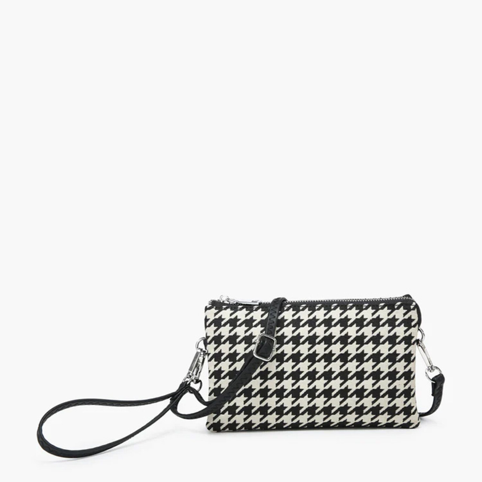 Jen & Co Purse: Riley (HDST: Black/White)