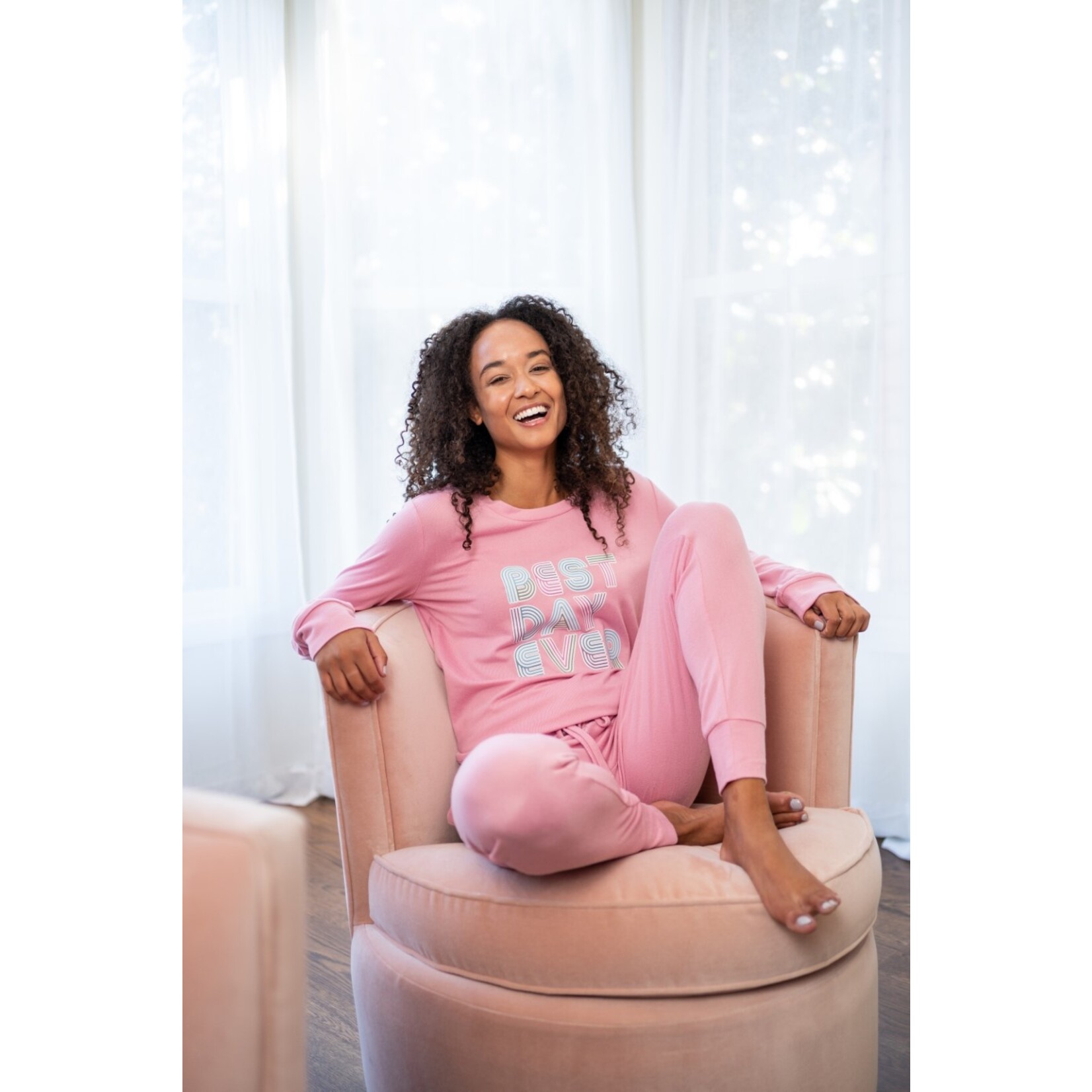 Hello Mello Best Day Ever Collection Lounge Sweater
