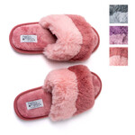 Hello Mello Cotton Candy Puff Slippers