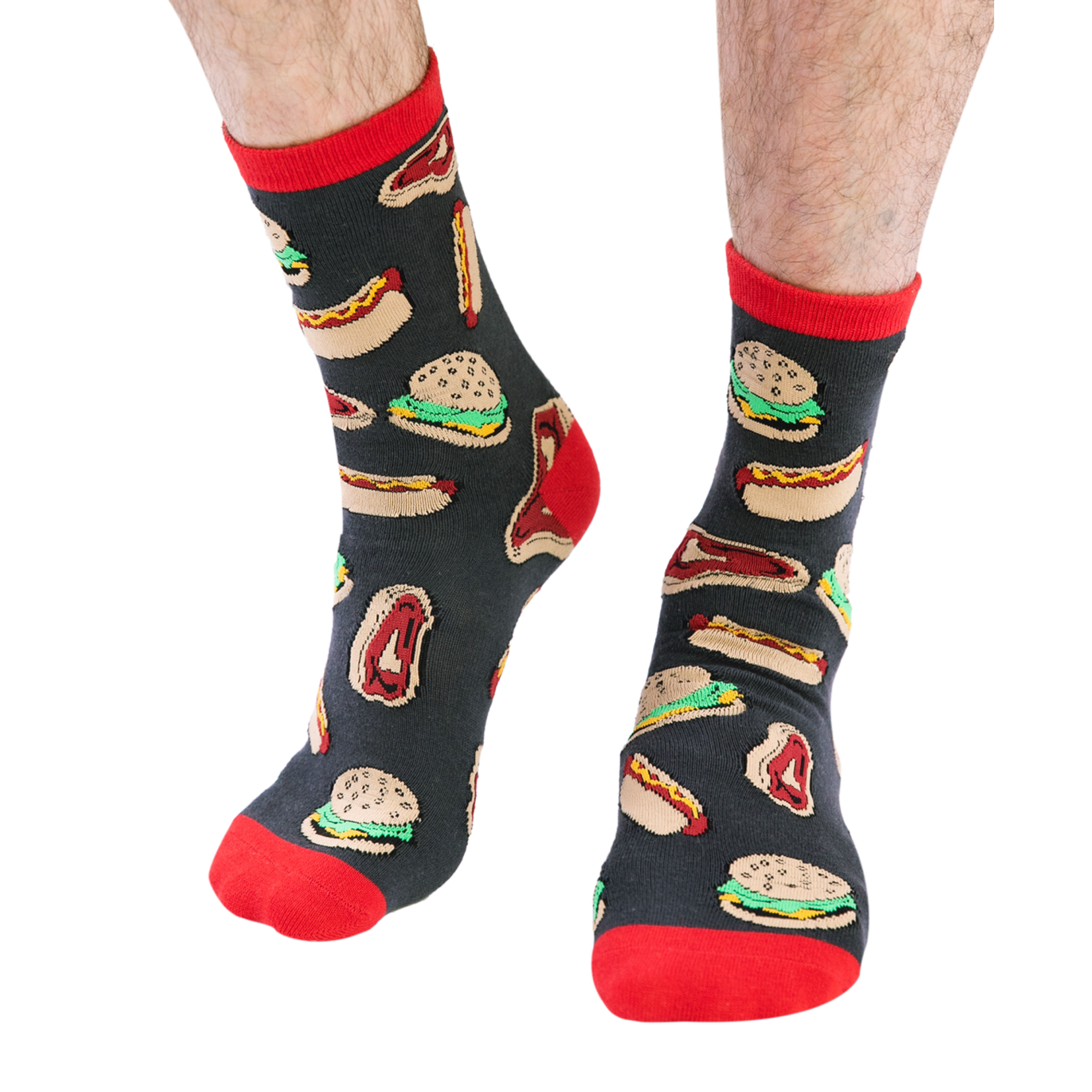 Lazy One Grillin' Meat Crew Sock