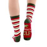 Lazy One Naughty Elf Crew Sock