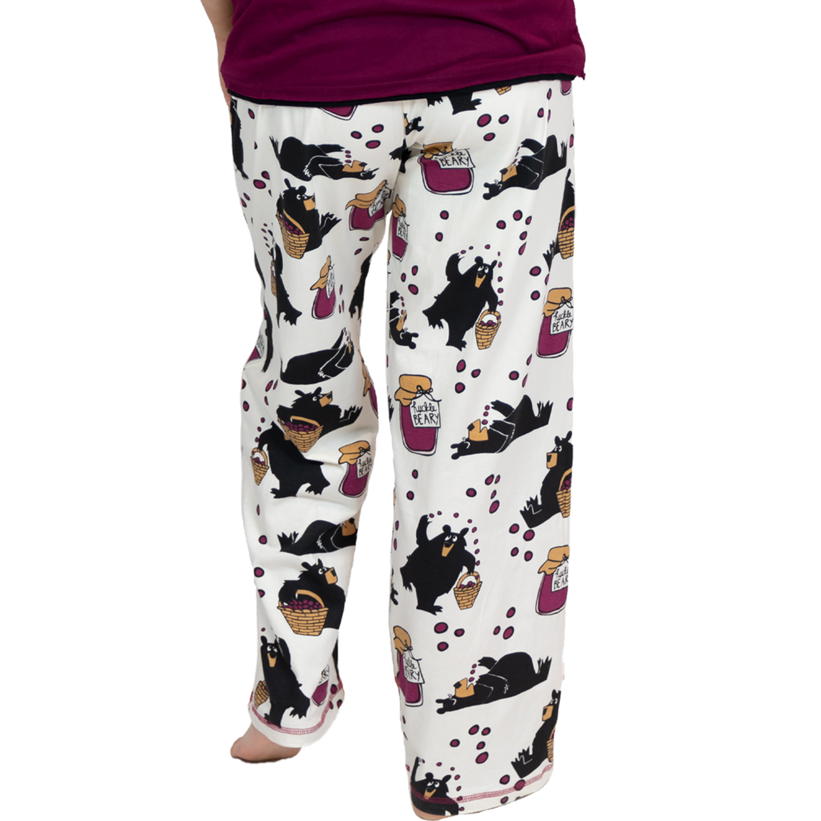 Lazy One Hucklebeary Women's Regular Fit Bear PJ Pant