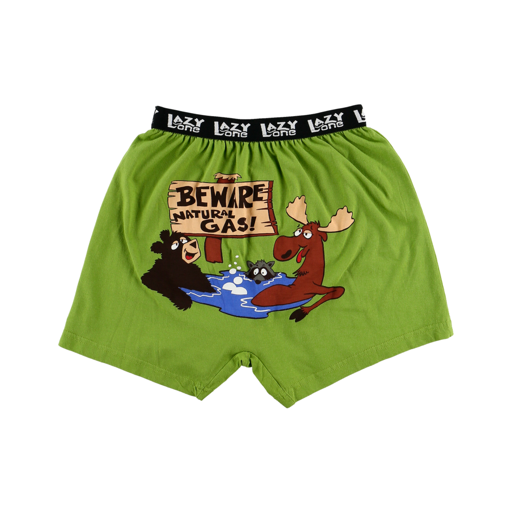 Lazy One Beware of Natural Gas Men's Funny Boxer - Kathryn's on Main