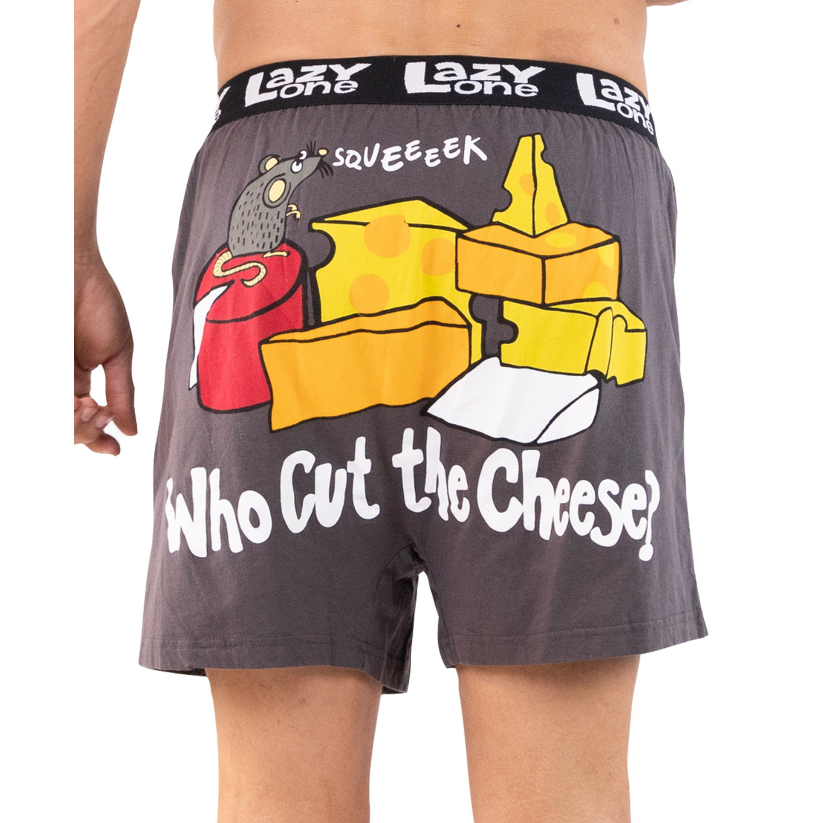 Lazy One Who Cut The Cheese Men's Funny Boxer