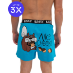 Lazy One Nice Cheeks Men's Squirrel Funny Boxer