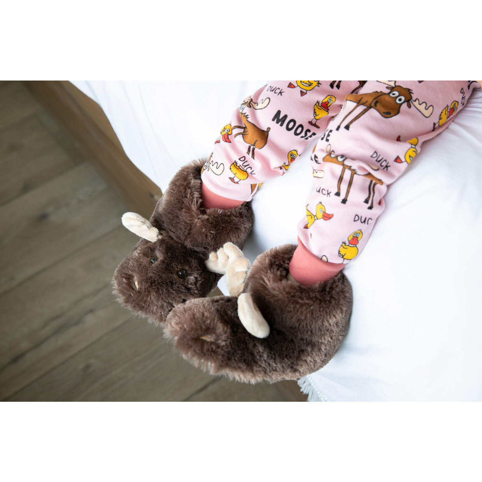 Lazy One Moose Critter Slippers