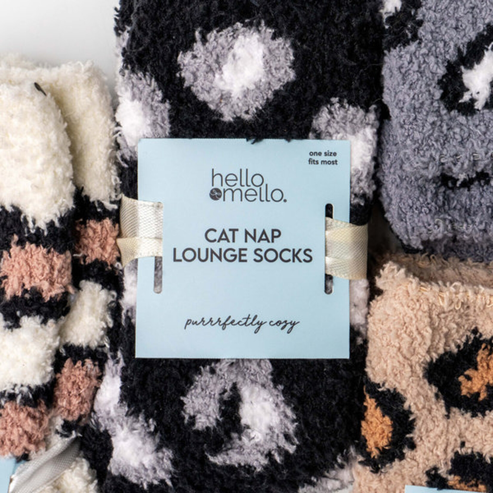 Hello Mello Cat Nap Lounge Sock