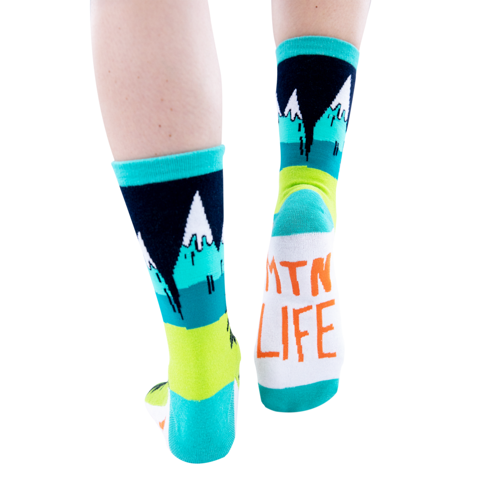 Lazy One Mountain Life Crew Socks