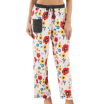 Lazy One Rise & Shine Women's Regular Fit Flower PJ Pants