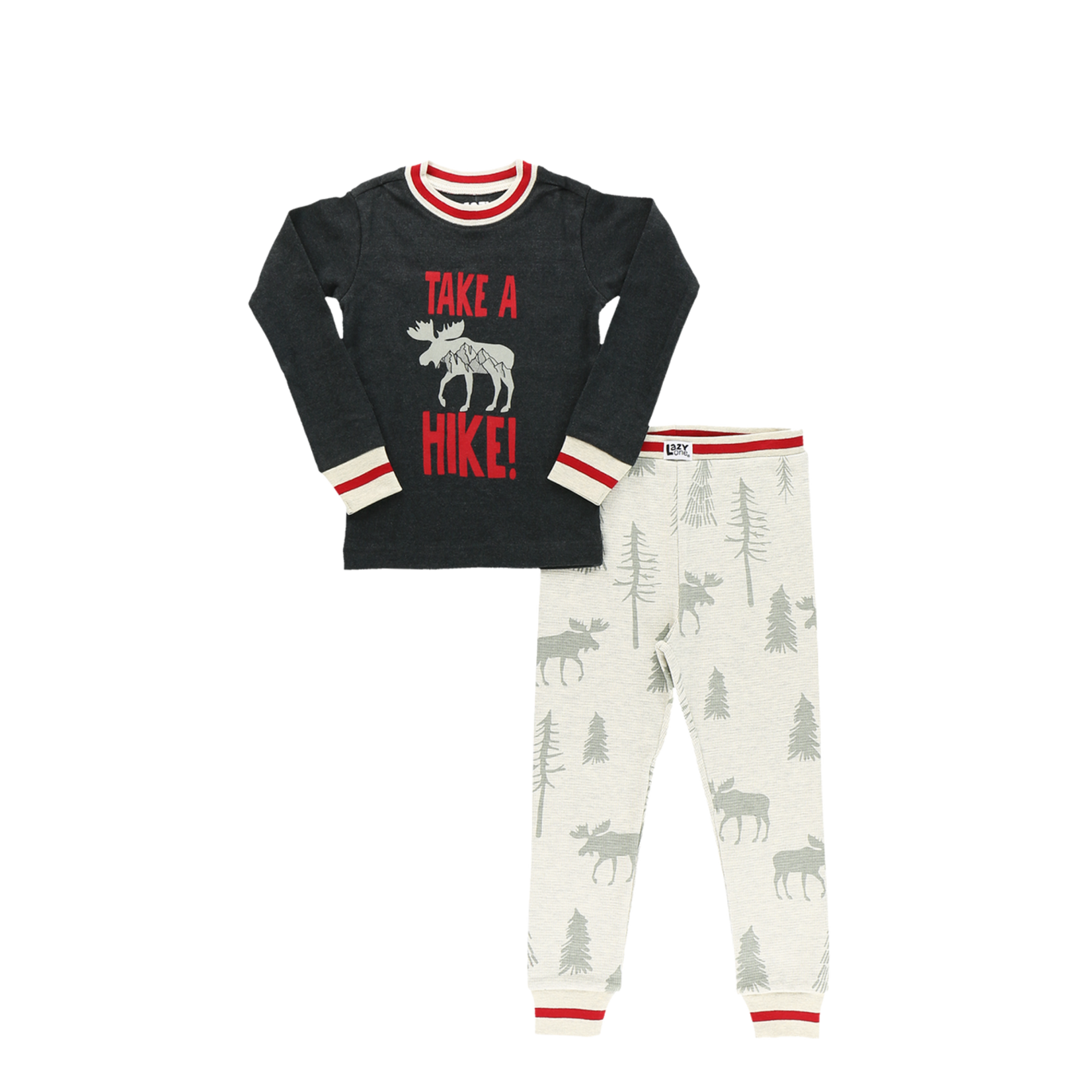 Lazy One Take a Hike Kid's Long Sleeve PJ's