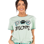 Lazy One Dog Mom Women's Regular Fit PJ Tee
