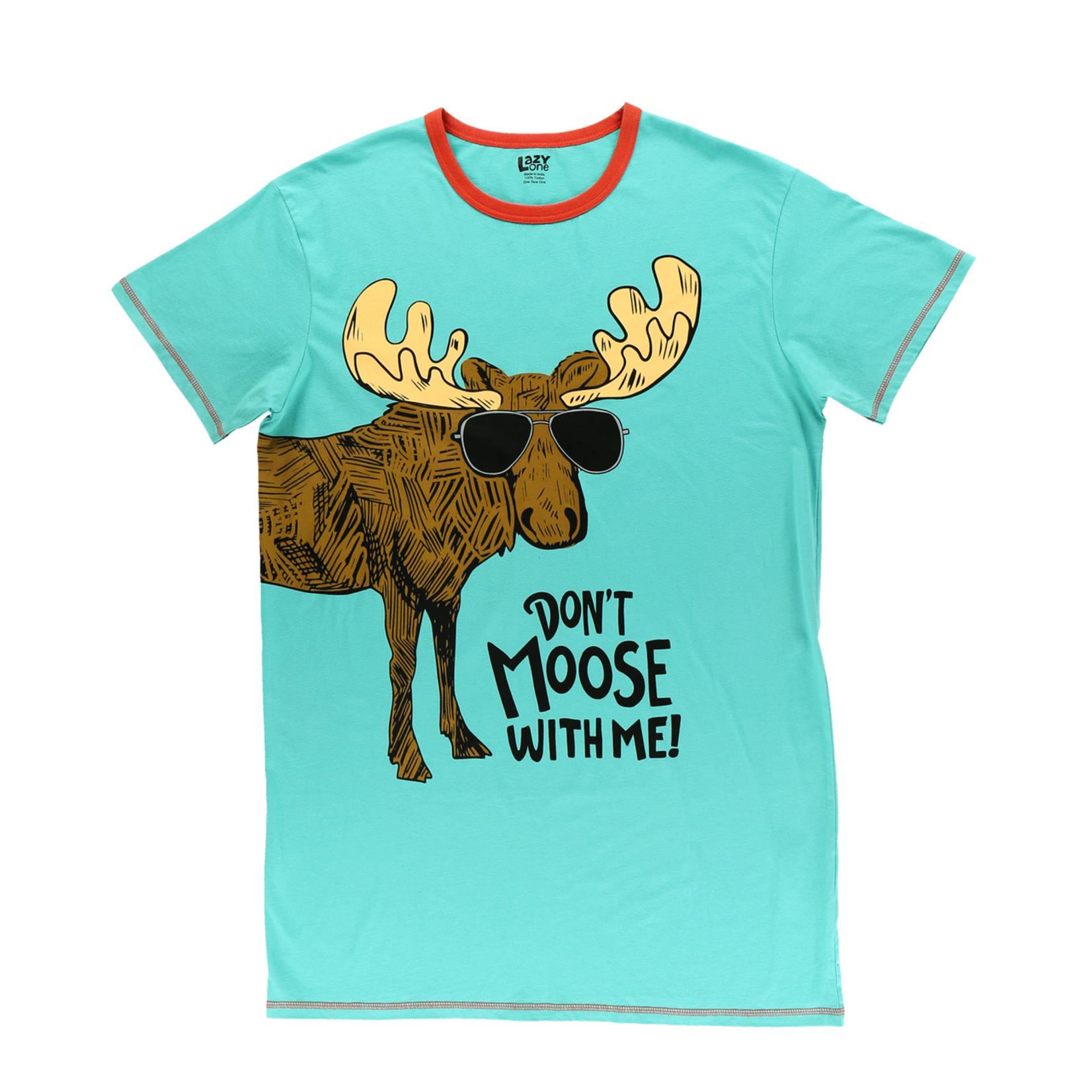 Lazy One Don't Moose With Me Nightshirt