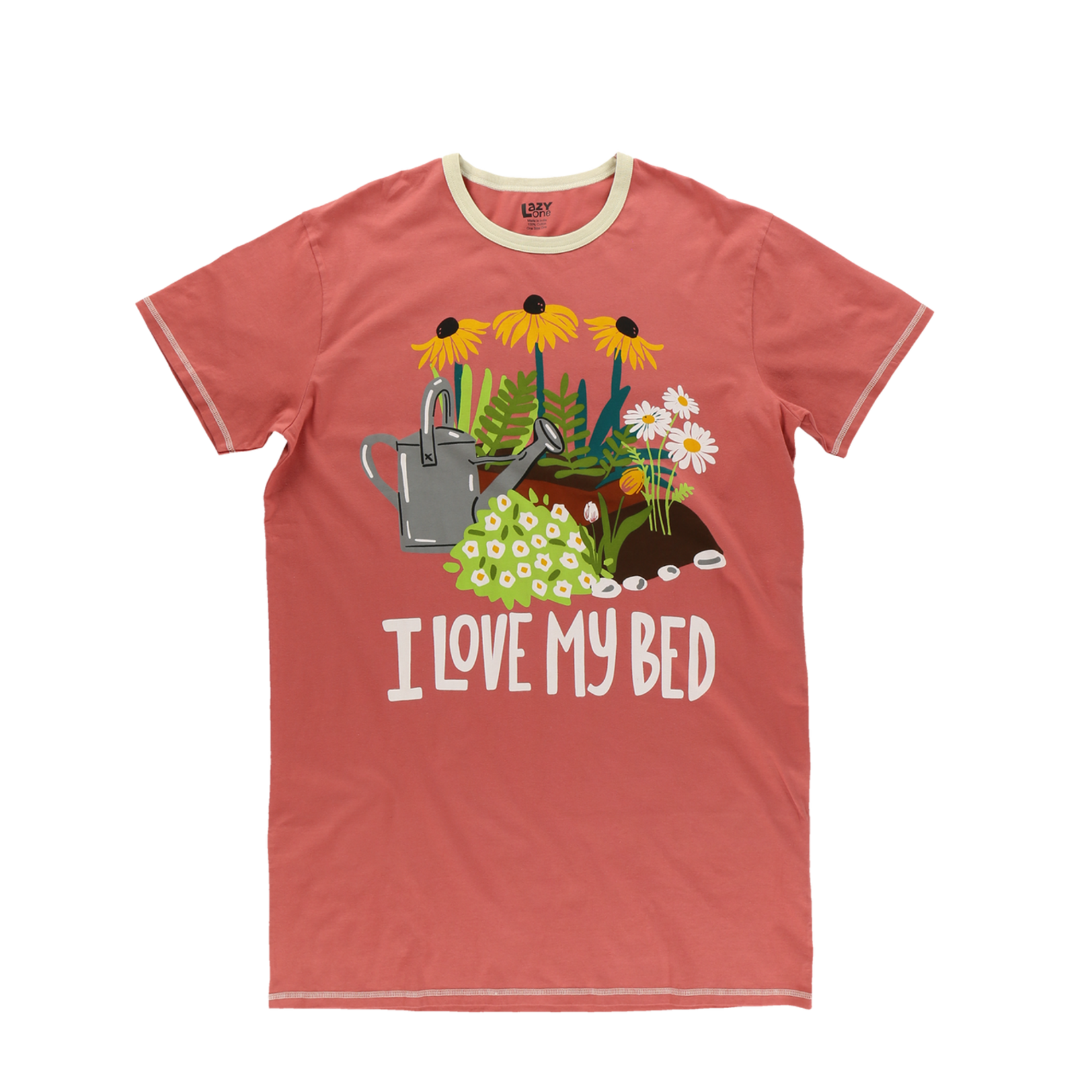 Lazy One I Love My Bed Plant Nightshirt