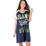 Lazy One Plant Lady Women's V-Neck Nightshirt