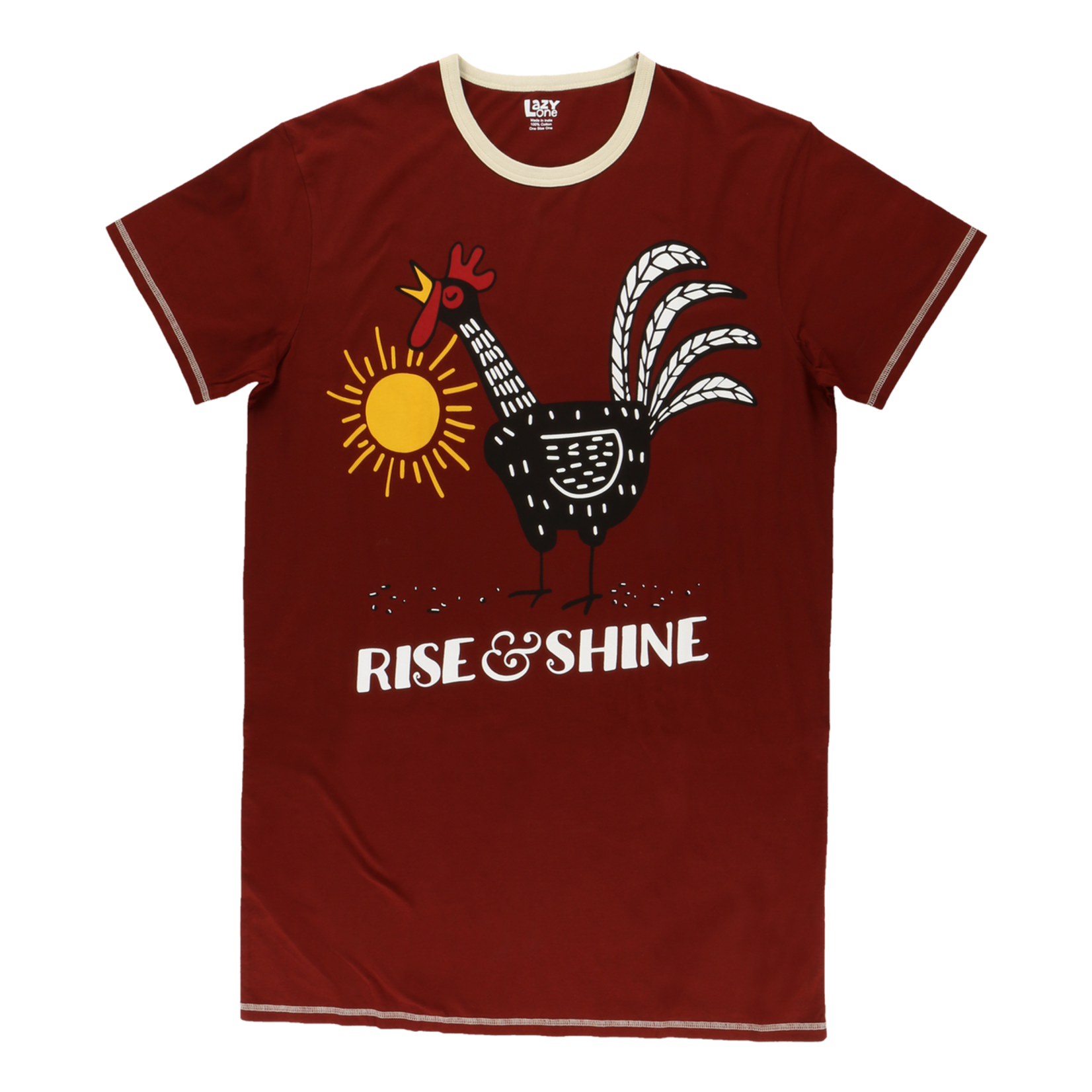 Lazy One Rise & Shine Rooster Nightshirt