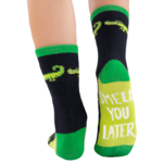 Lazy One (DNR) Smell You Later Alligator Kid Sock