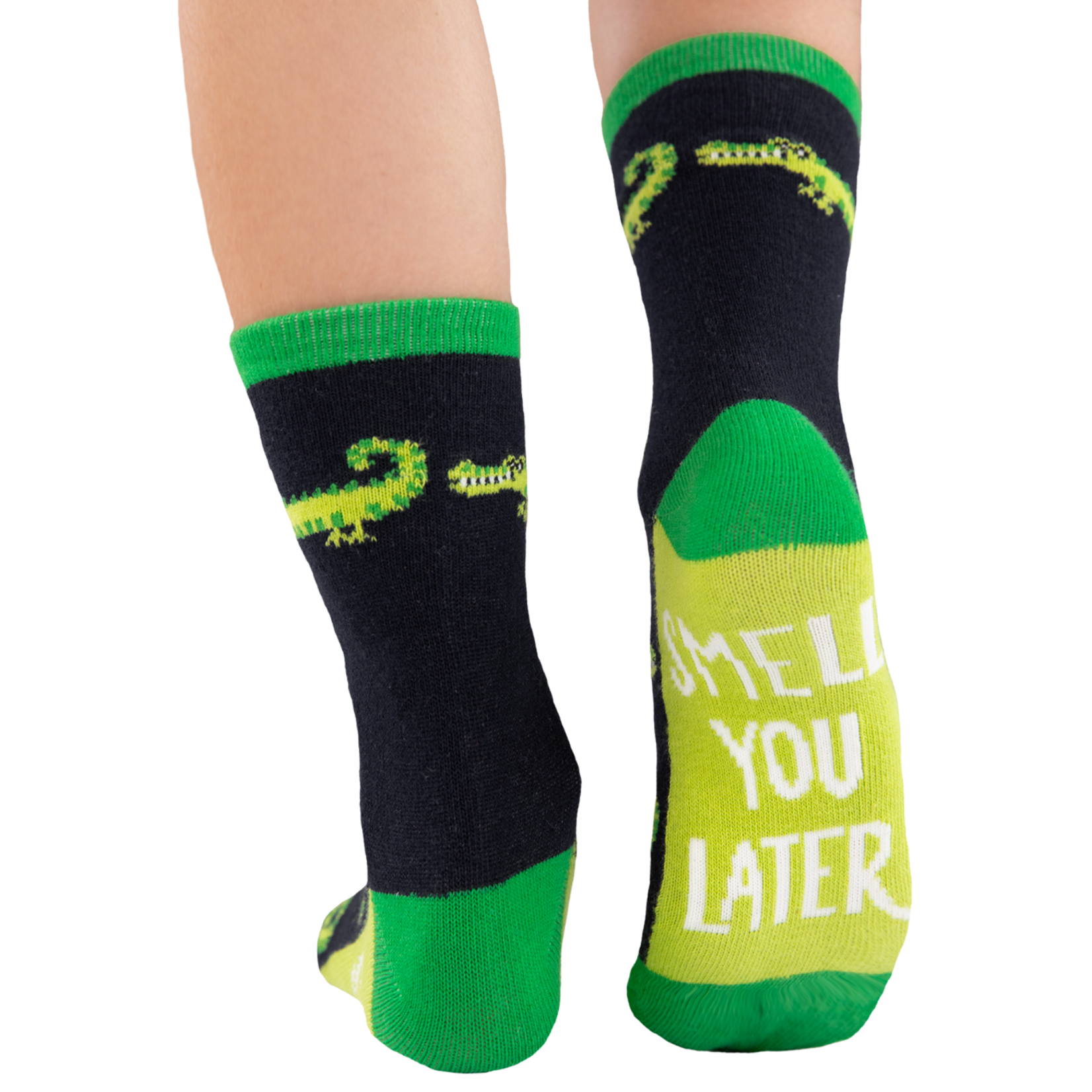 Lazy One Smell You Later Alligator Kid Sock