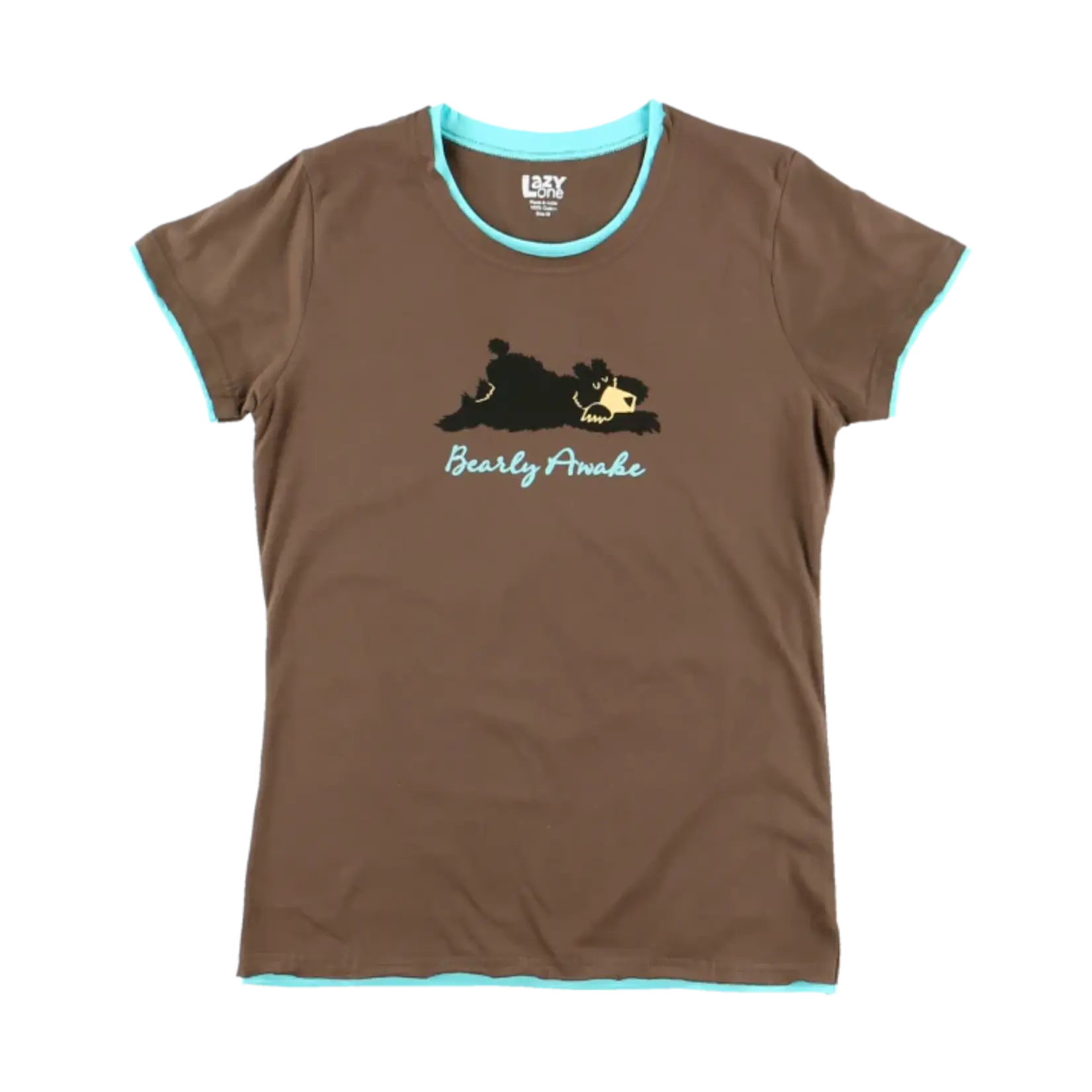 Lazy One (DNR) Bearly Awake Women's Fitted Tee