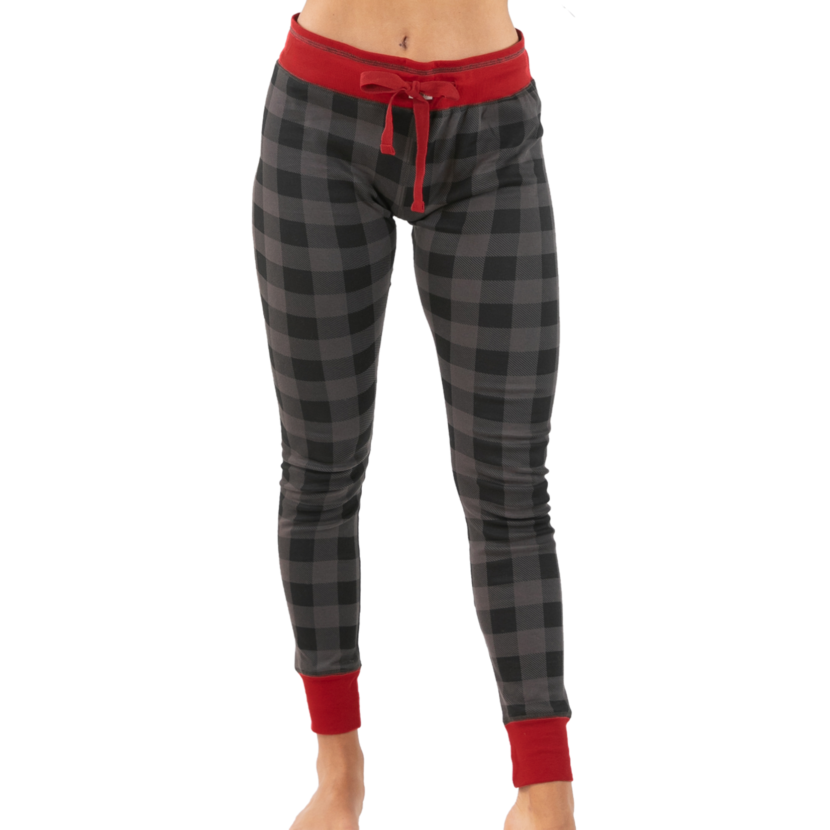 Lazy One (DNR) Grey Plaid Women's PJ Legging