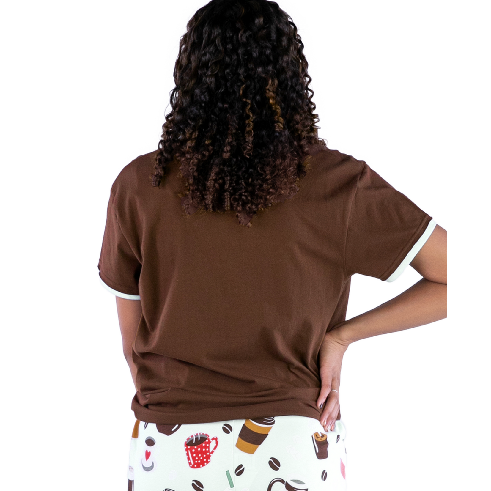 Lazy One Coffee First Women's Regular Fit PJ Tee