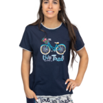 Lazy One (DNR) Two Tired Women's Regular Fit Bicycle PJ Tee