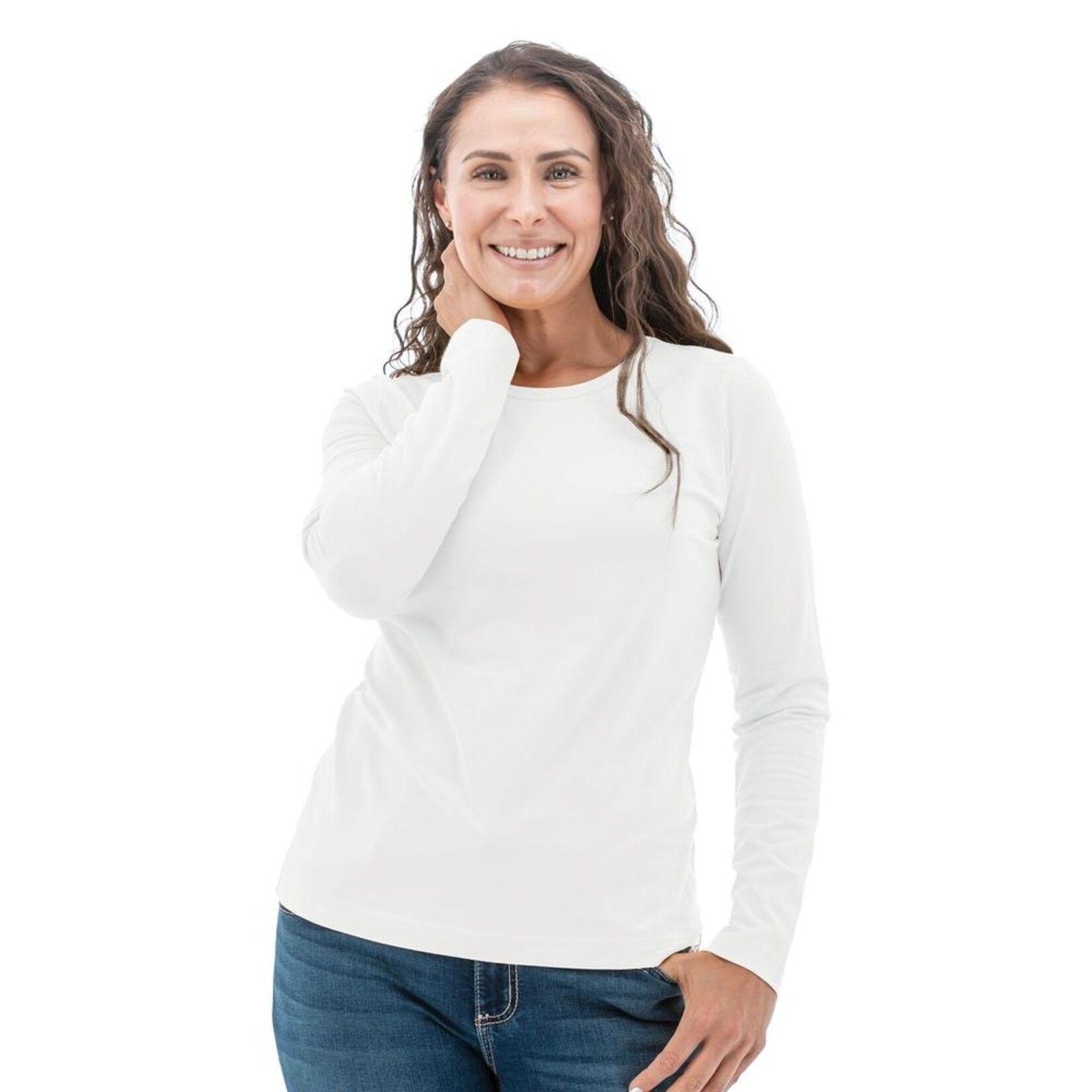 Old Ranch Brands Teton Long Sleeve Scoop Neck Tee