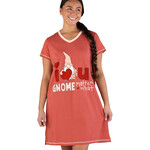 Lazy One Gnome Matter What Women's V-Neck Nightshirt